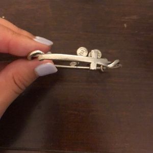 Lateral cross Alex and Ani bracelet